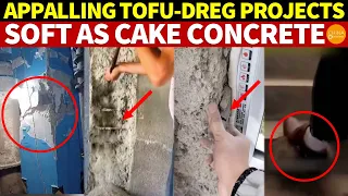 China’s Appalling Tofu-Dreg Projects: Hand-Crushable Concrete in Load-Bearing Walls, as Soft as Cake