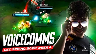 Broken Blade is a bully?! | LEC 2022 Spring Week 4 Voicecomms