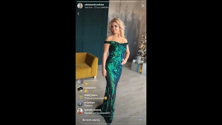 Оксана Стрункина на фотосессии, прямой эфир Instagram 12-12-2018