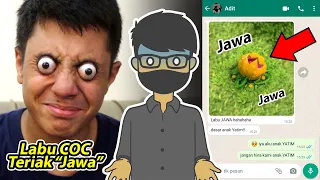 MATA KELUAR SAAT MAIN LABU JAWA COC | Chat History Seram