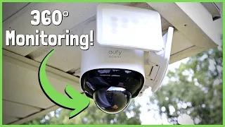 360 Degree Controllable Security Camera?!  Eufy Security Floodlight Cam 2 Pro Install and Review