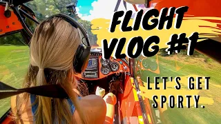 Flight Vlog #1: SPORTY landing in GA MOUNTAINS!