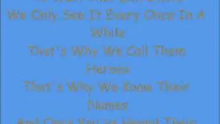 Once In A While-Lyrics-Billy Dean