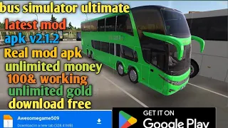 🚌 Bus Simulator Ultimate latest mod apk V2.1.2 🔥||100% Real mod apk 😍