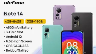 uleFone Note 14 olha que lindo esse lançamento