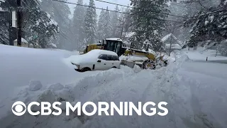 Severe weather slams U.S. as California digs out of heavy snow