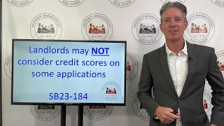 Landlords May NOT Consider Credit Score On Some Applicants SB23-184