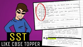 Write SST exam like CBSE TOPPER! Class 10 term 2 social science paper presentation tips 🔥