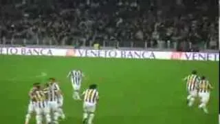 Juventus - Lazio 2-1 Goal di Del Piero visto da varie posizioni dello Stadio