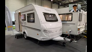 WEINSBERG CARA TWO CTW 390 QD EDITION HOT IC-LINE CARAVAN TRAVEL TRAILER WALKAROUND AND INTERIOR