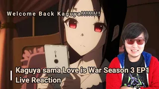 Kaguya sama Love Is War Season 3 Episode 1 Reaction KAGUYA IS BACK!!!!!!