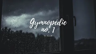 Gymnopédie No.1 • 10 Hours w/ Rain & Fireplace • Relaxing, Soothing, Chill Classical Music to Study