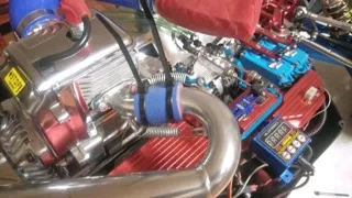 Losi 5t 34cc reed roostertail build and bash