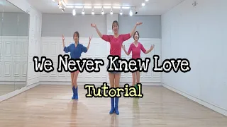 We Never Knew Love - Line Dance (Tutorial)