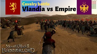 Mount and Blade II Bannerlord: Cavalry Battle Vlandia vs Empire