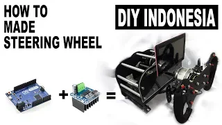 DIY Force Feedback Steering Wheel DC Motor | Sim Racing FFB PC Only