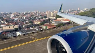 Azul a320neo Pushback,taxi e decolagem de Congonhas para Brasília