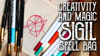 Sigil Spell Bag for Magic and Creativity, Sigil Magic - How to make a spell bag - Magical Crafting