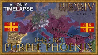 The Purple Phoenix Byzantium - EU4 Timelapse - A.I only - Random Lucky Nations