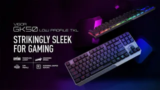 VIGOR GK50 LOW PROFILE TKL - 80% Tenkeyless Layout, Strikingly Sleek For Gaming | Gaming Gear | MSI