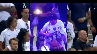 Camera flagra mãe de Rabiot quebrando pal com parentes de Mbappé e Pogba