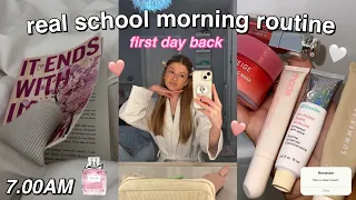 7.00am REAL back to school morning routine *chatty grwm*