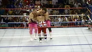 The British Bulldogs vs. The Hart Foundation - Tag Team Championship: Superstars, Jan. 26, 1987