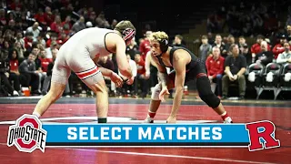 Select Matches: Ohio State at Rutgers | Big Ten Wrestling | Feb. 4, 2024