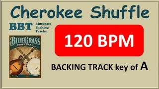 Cherokee Shuffle - bluegrass backing track 120 bpm
