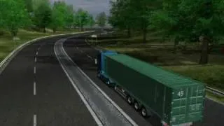 Euro Truck Simulator Scania R620 8/ + 45ft Container