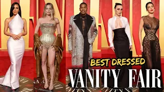 TOP 10 BEST DRESSED AT THE VANITY FAIR OSCAR PARTY 2024!