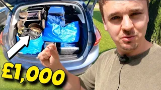 How I Make Over £1,000 From 1 Car Boot Sale