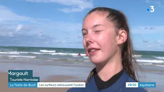 Bassin d'Arcachon : les écoles de surf retrouvent le chemin de l'océan