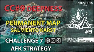 [Arknights] CC9 Challenge 7 AFK Strategy | CC#9 Operation Deepness