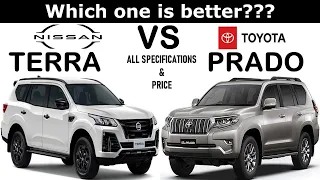 ALL NEW Nissan TERRA Vs ALL NEW Toyota Landcruiser PRADO | Which one is better ?