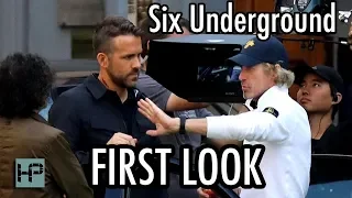 First Shots of Ryan Reynolds on 'Six Underground' Set - Netflix Original Directed by Michael Bay
