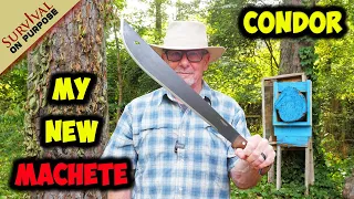 Best Jungle Machete? - Condor El Salvador Machete Might Be It!