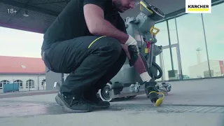 Поломоечная машина Karcher BD 50/50 C Bp Classic – в действии