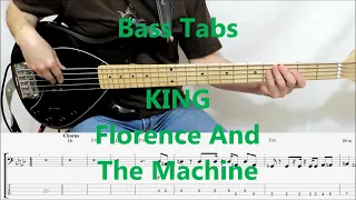 Florence And The Machine - King (BASS COVER TABS)