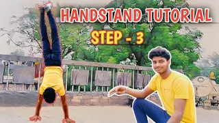 HANDSTAND TUTORIAL✅🔥//step-3💥 @Vlog_nikhil187 #Hondstend #tutorial #flips #fitness