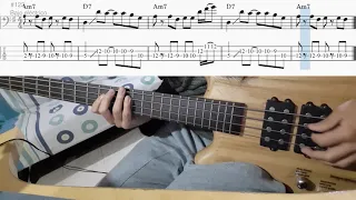 Charly García & Pedro Aznar - Mientes (Bass Tab Cover)