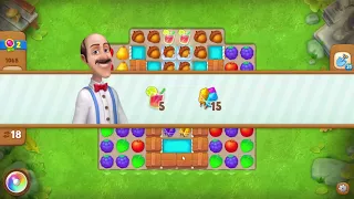 Gardenscapes 1068 Level - 18 moves - NO BooSTERS