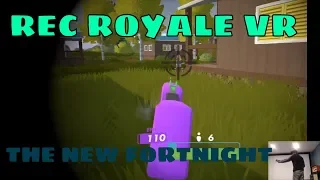 BATTLE ROYALE FIRST WIN SQUADS REC ROOM | Fortnite VR | Oculus Rift Game play