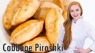 How to Make Traditional Russian Piroshki with Braised Cabbage Filling