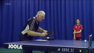 How to Return a Short Backspin Serve: Forehand Flick - Beginners Level with Jim Clegg