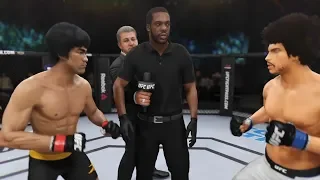 Bruce Lee vs. Prince (EA Sports UFC 3) - CPU vs. CPU - Crazy UFC 👊🤪