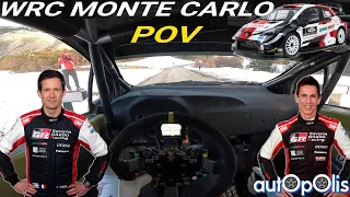 WRC 2021 Montecarlo, OGIER / INGRASSIA POV / ONBOARD!. Toyota YARIS
