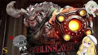 Goblin Slayer react to Doom Slayer VS CyberDemon | Gacha reacts