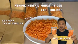 Keripik singkong keriwil tahan sebulan modal 15.000 dijual jadi 100.000