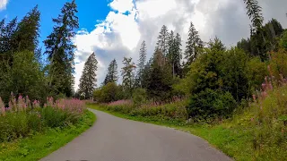 Driving the Mittelberg Pass, Switzerland